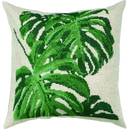 Permin Broderikit Monstera 40x40cm
